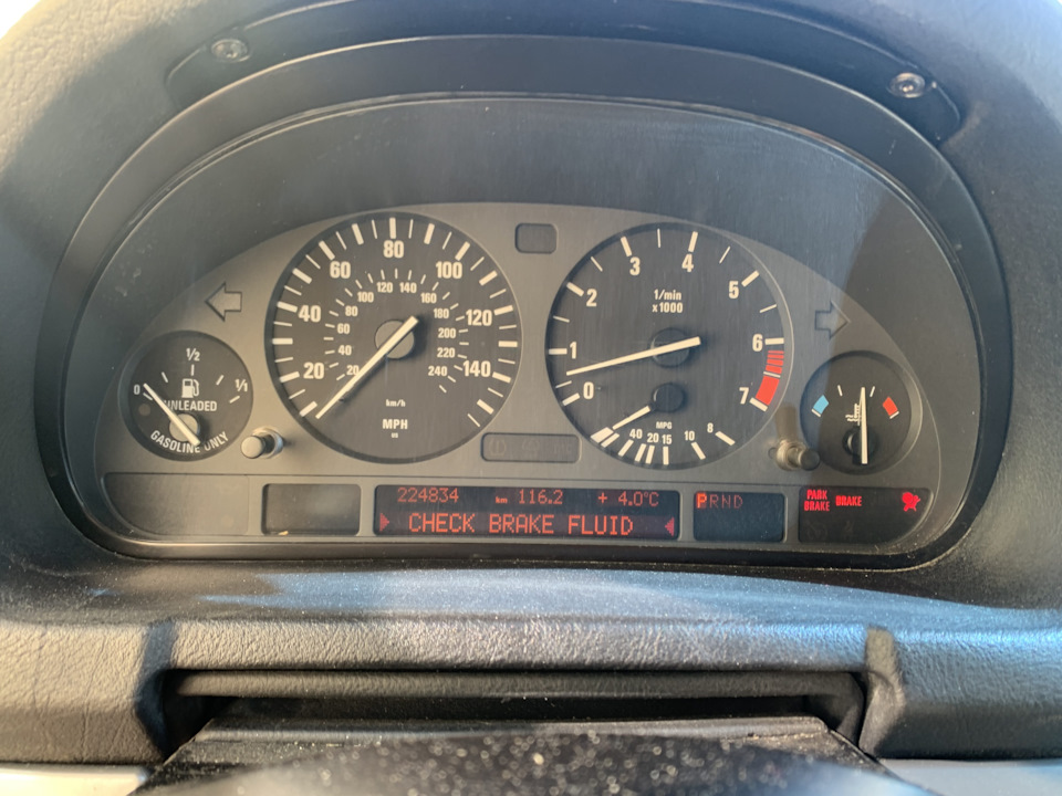 Check Brake Fluid — BMW X5 (E53), 3 л., 2005 года поломка DRIVE2