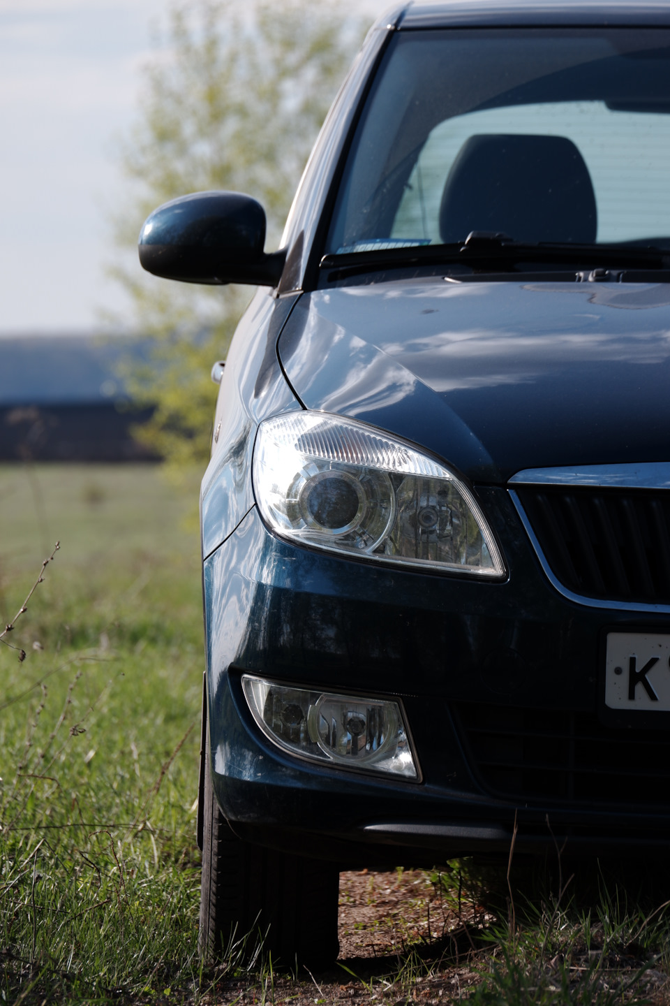 Led в линзы — Skoda Fabia Mk2, 1,2 л, 2013 года | наблюдение | DRIVE2