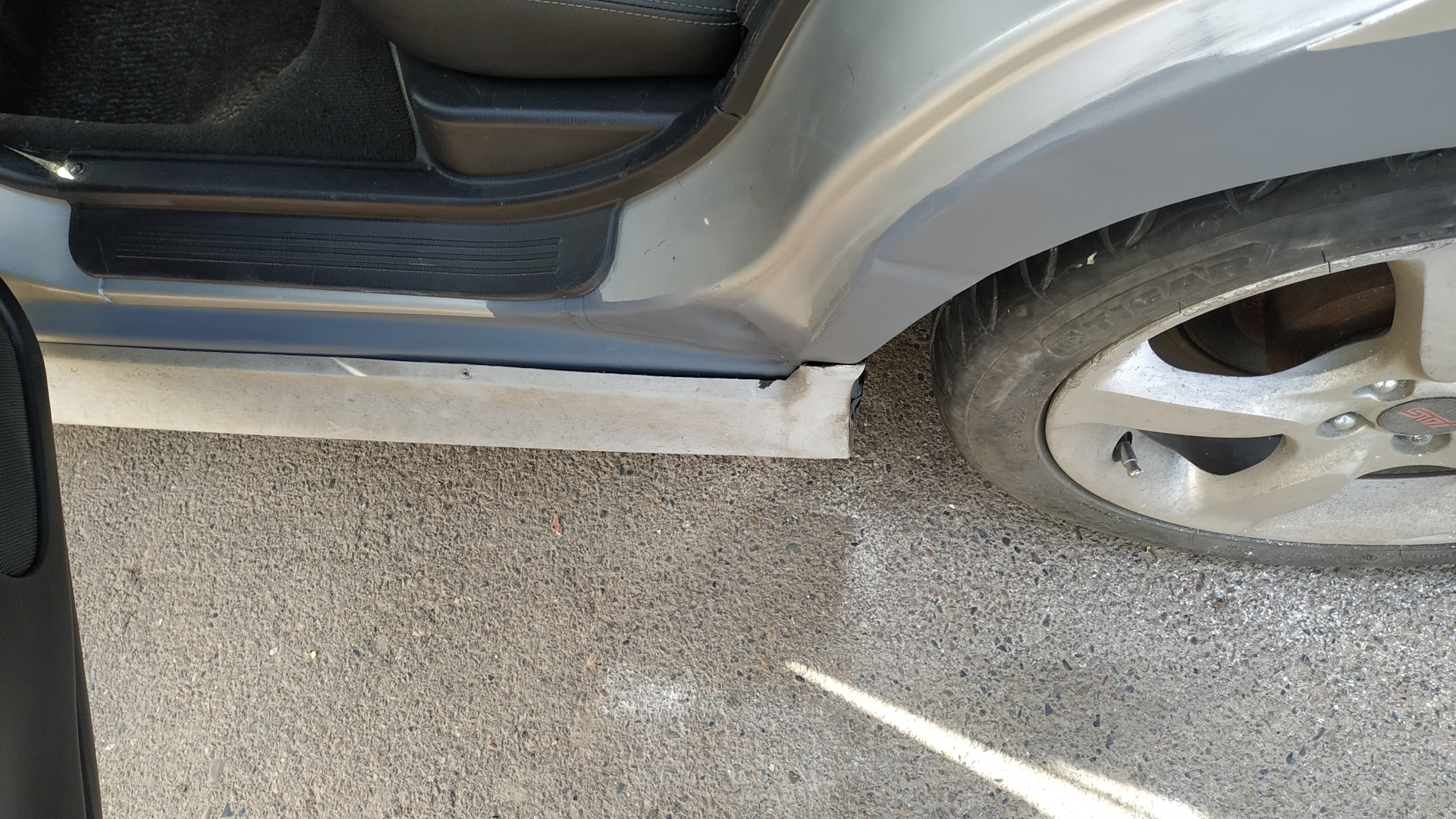 Задняя арка и порог ремонт — Subaru B4 (BE), 2 л, 1999 года | кузовной ...