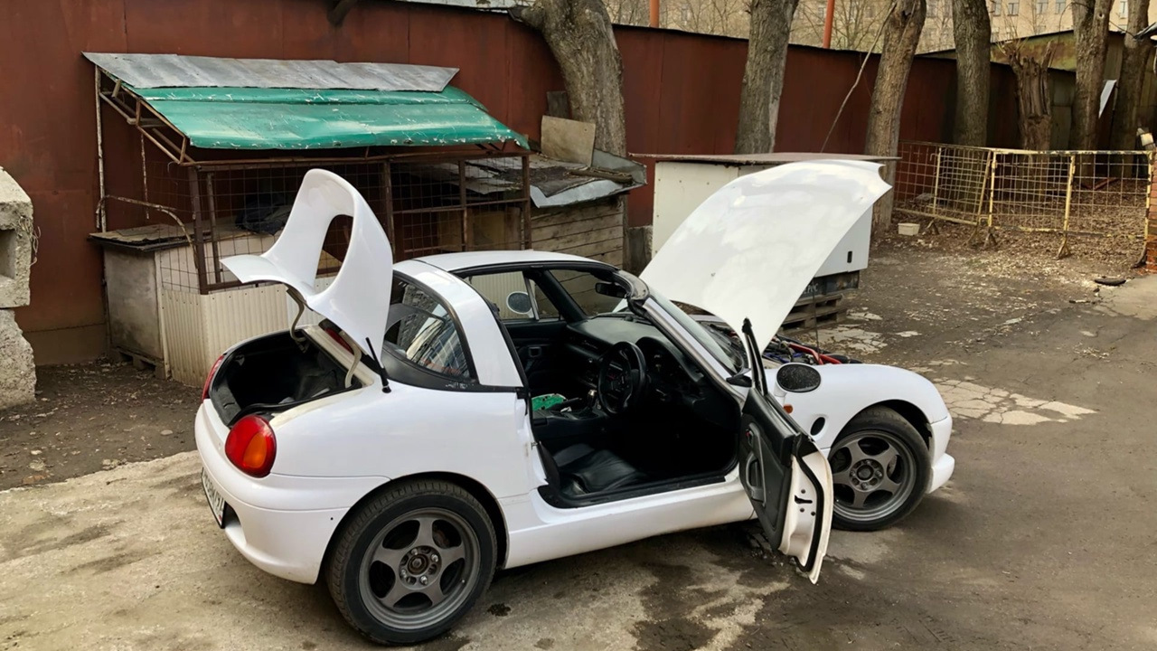 Suzuki Cappuccino 0.7 бензиновый 1992 | Кофемашина на DRIVE2