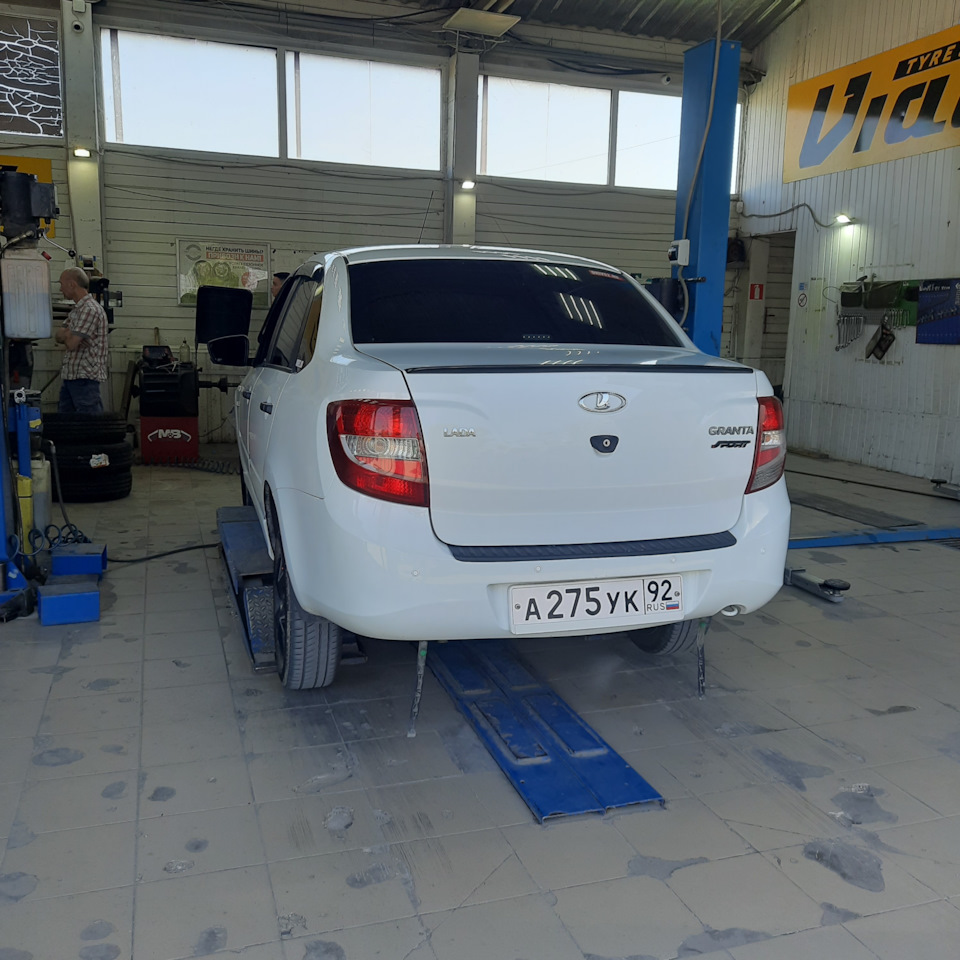 Прокатали 2 диска. — Lada Гранта (1G)