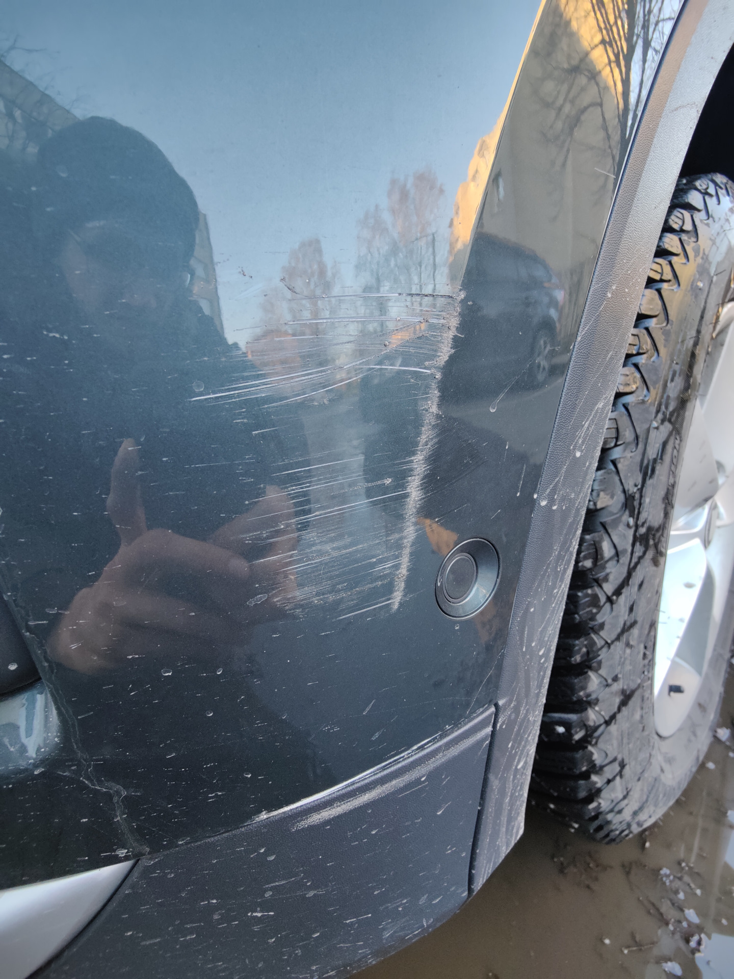 Наблюдения за 2022 год. Бонус поцарапанный бампер — SEAT Tarraco, 2 л ...