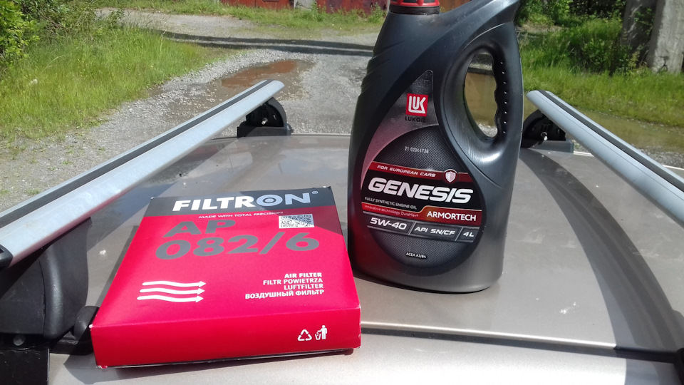 Замена масла и воздушного фильтра — Chevrolet Lacetti 5D, 1,4 л, 2006 ...