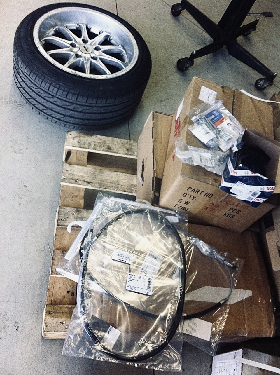 Замена ручного тормоза — BMW 5 series (E39), 2,5 л, 1997 года | визит ...