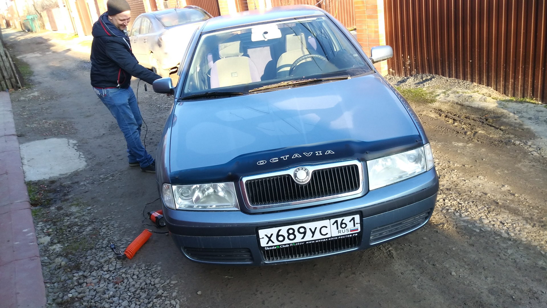 Мухобойка ! — Skoda Octavia A4 Mk1, 1,4 л, 2007 года | аксессуары | DRIVE2