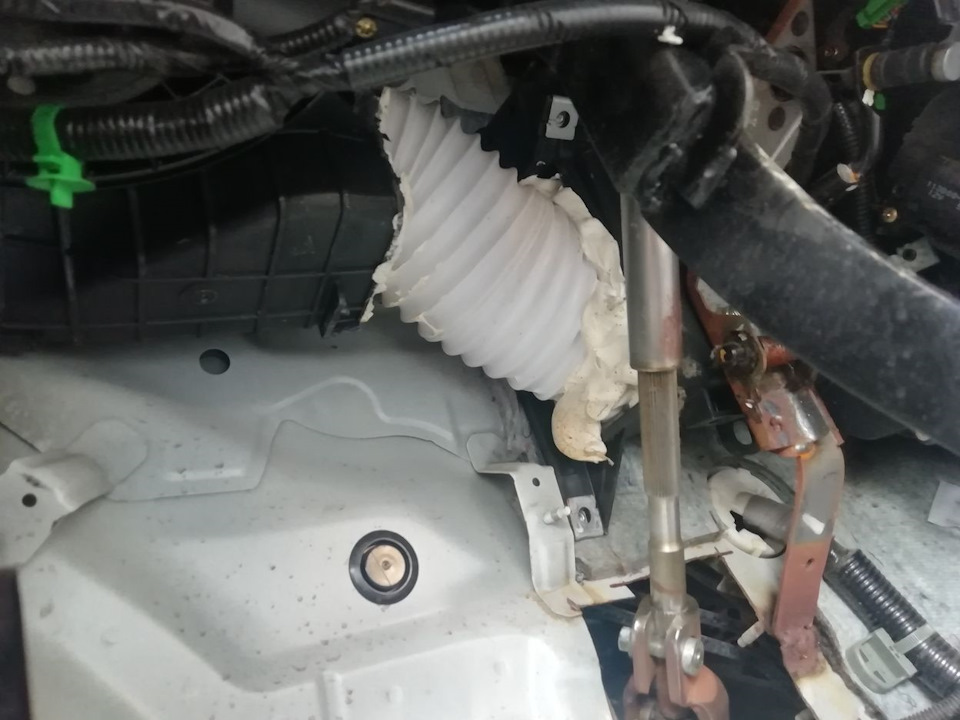 Переделка печки под забор воздуха с улицы. — Honda Elysion, 2,4 л, 2004 ...