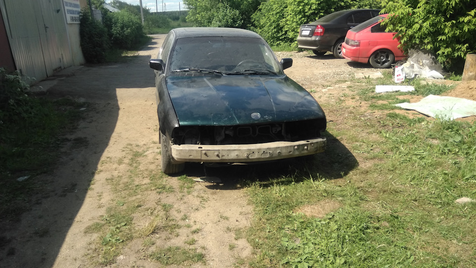 Люфт(переднего левого колеса по горизонтали) — BMW 5 series (E34), 2 л ...