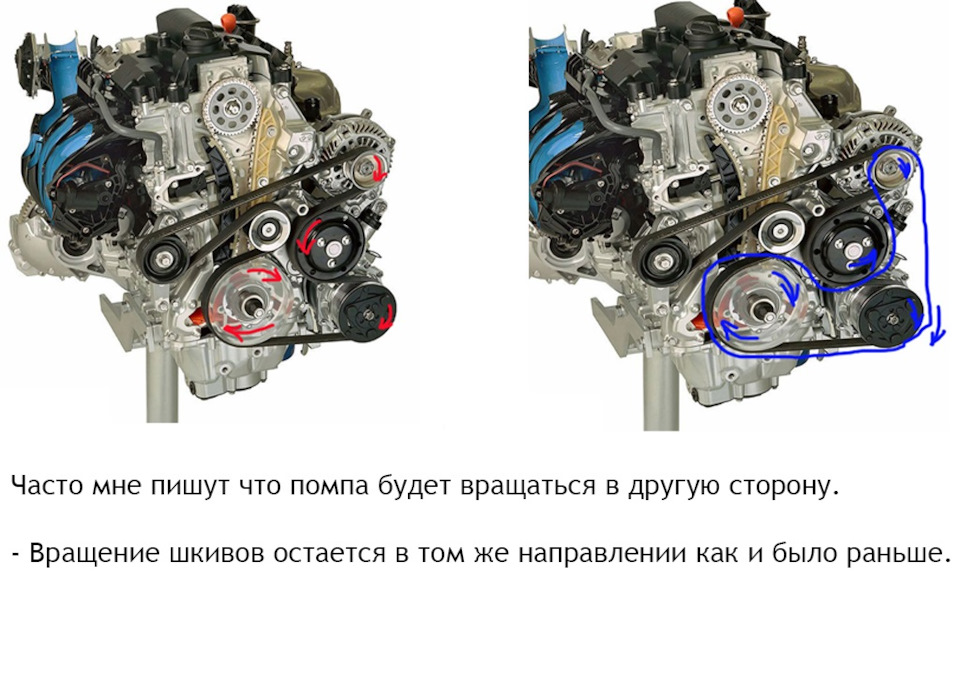 амарок схема приводного ремня