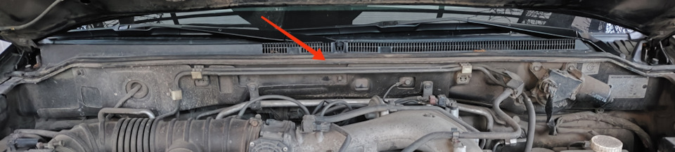 Уплотнитель капота — Mitsubishi Pajero (4G), 3 л, 2012 года | запчасти ...