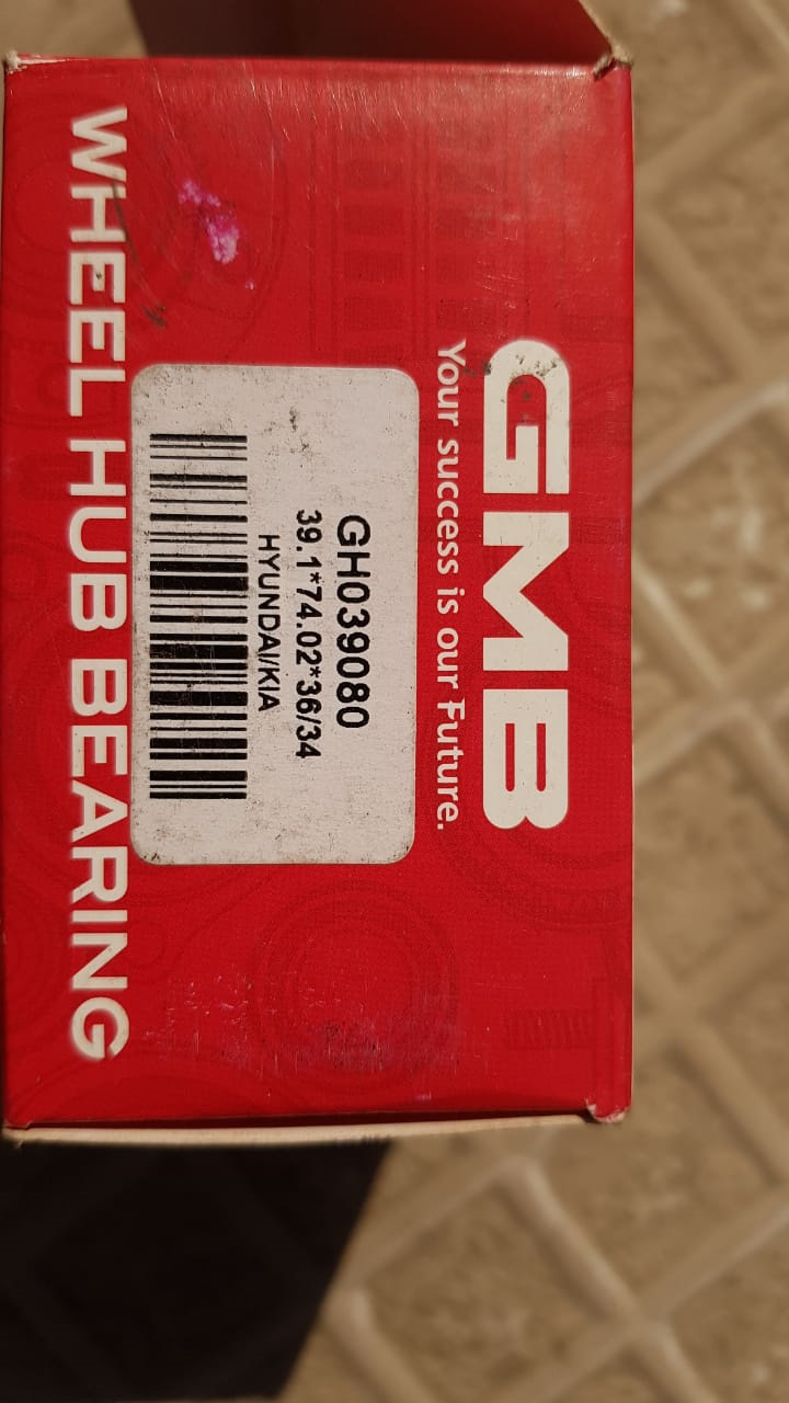 GH039080 Подшипник передней ступицы GMB | Запчасти на DRIVE2