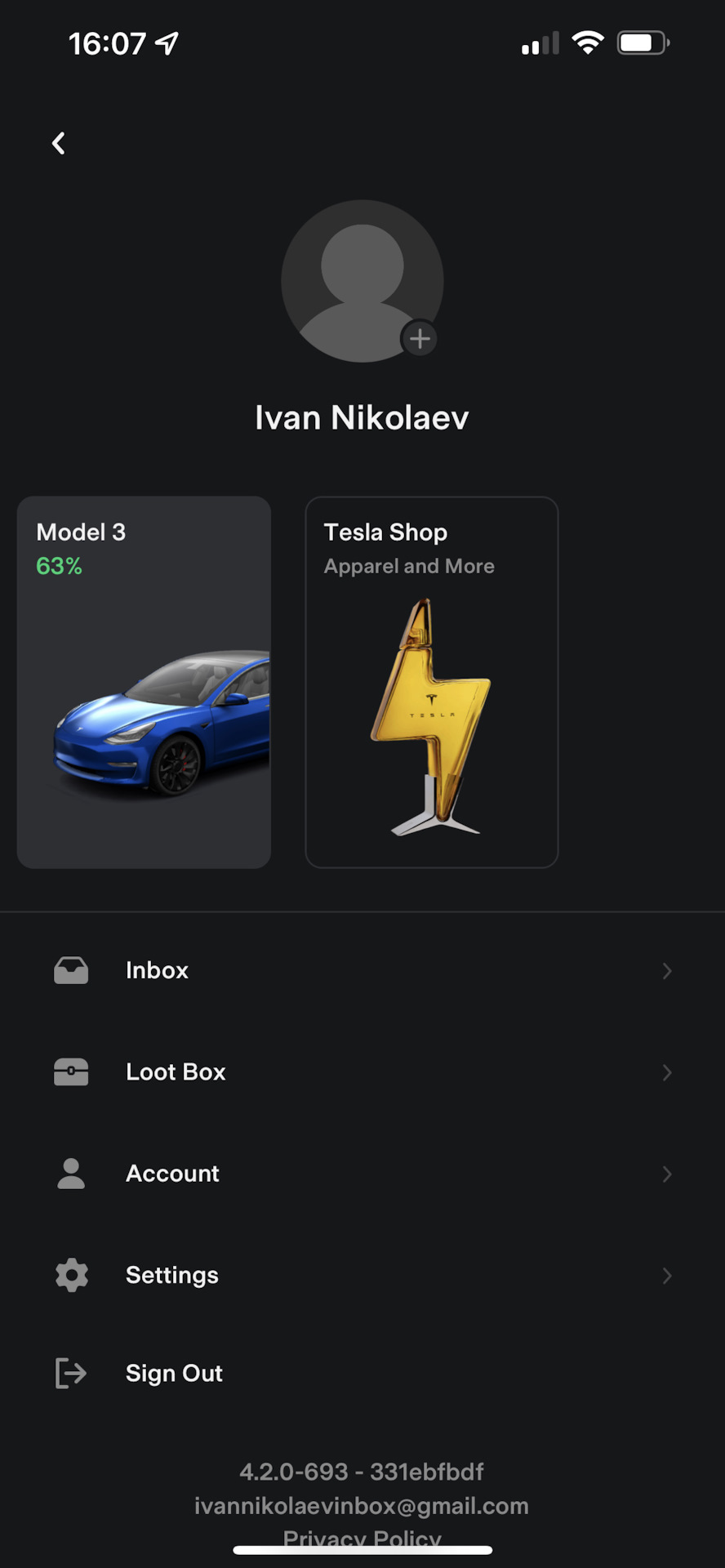 Фото в бортжурнале Tesla Model 3