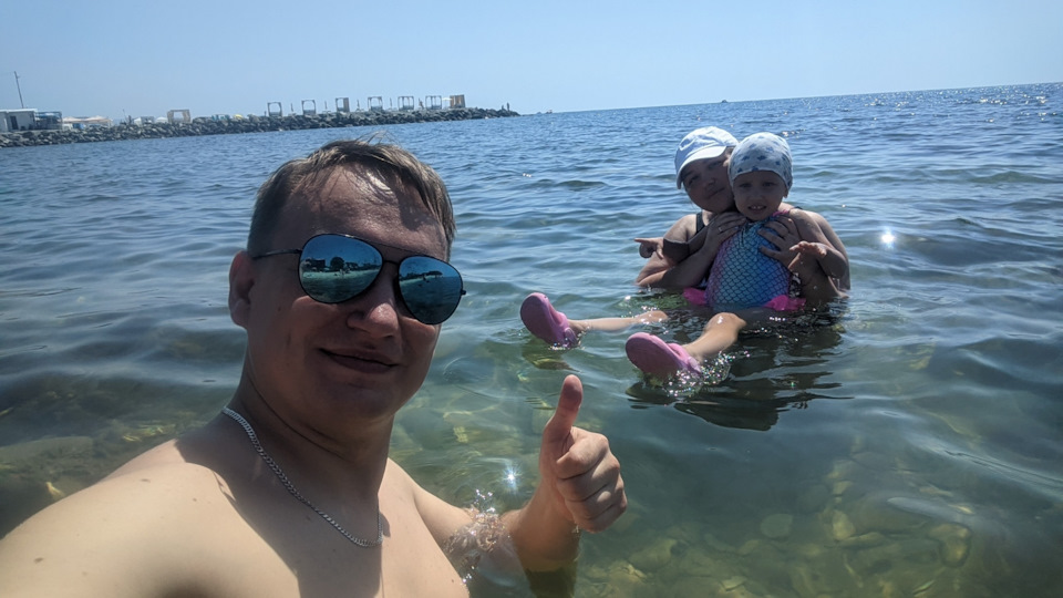 Водичка шикарная! Прозрачная, тёплая, очень понравилась. — Lada Vesta SW Cross (1G)