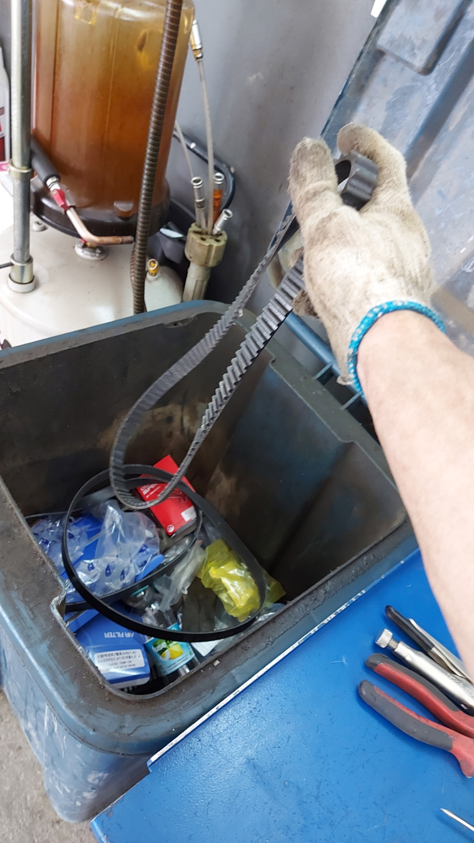 Дополнение к статье о ремне грм — Lada Гранта, 1,6 л, 2012 года ...