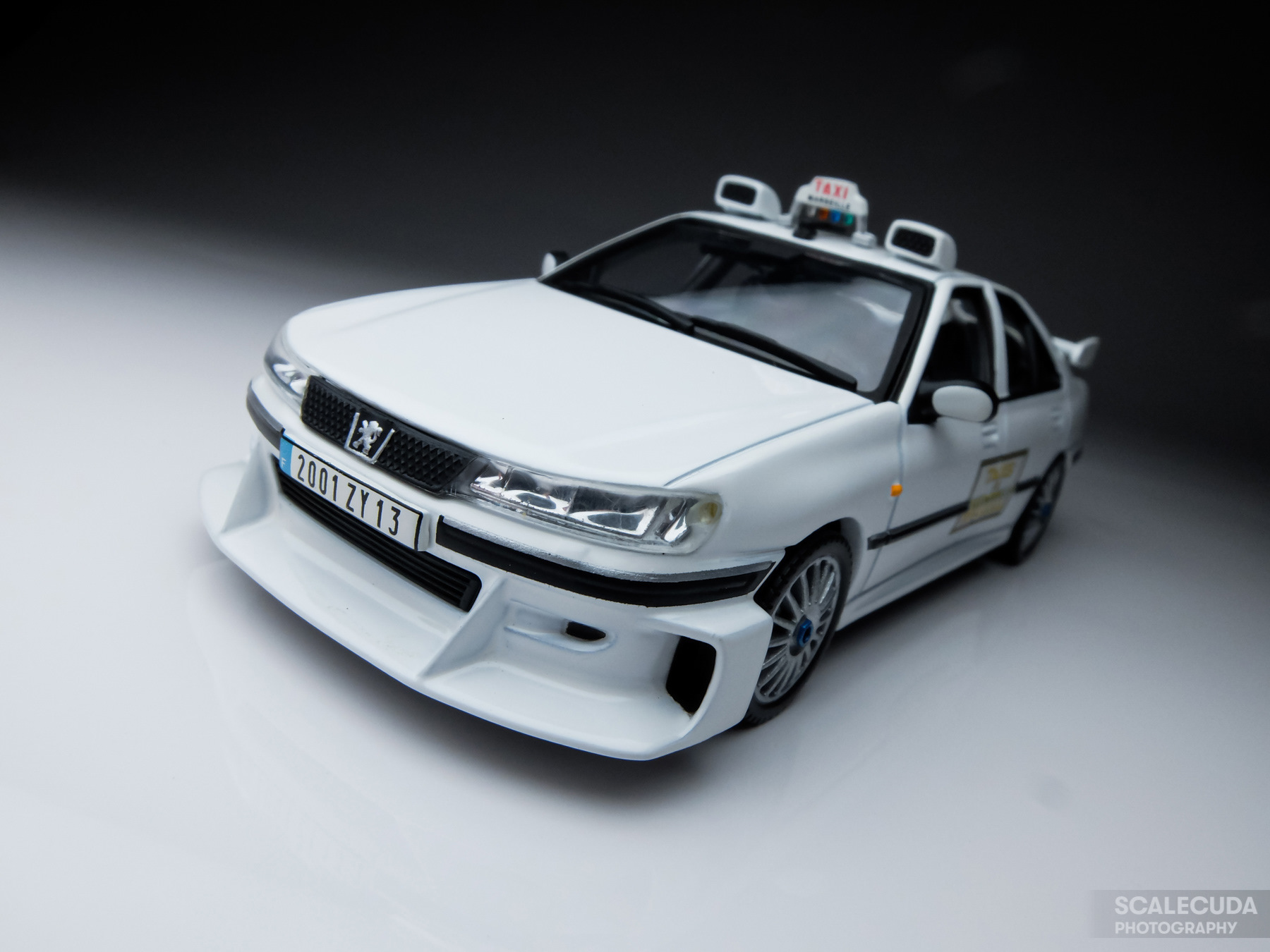 1 43 Peugeot 406 Taxi 3 Aoshima