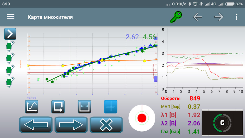 Настройка ГБО Digitronic IQ (4 поколение). Подключение OBD на QR20 ...