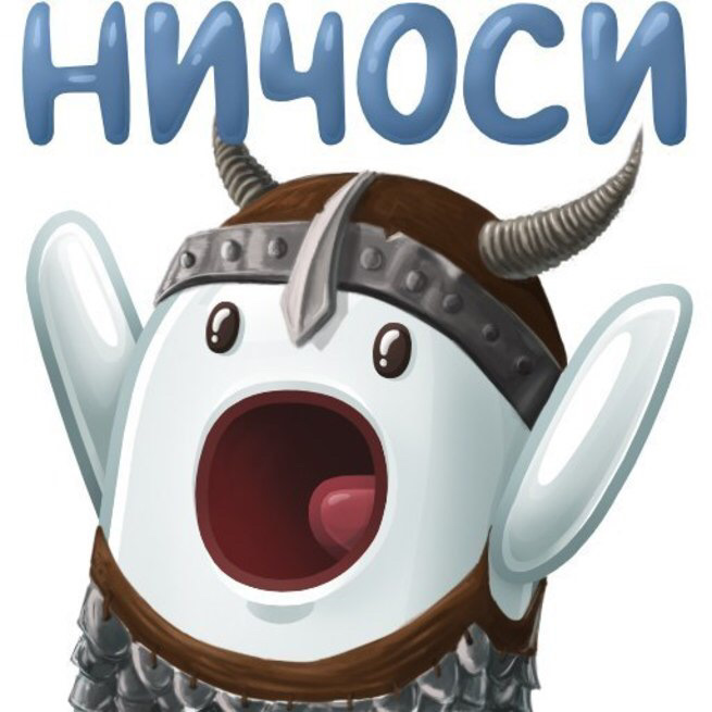 Стикер ничоси фото