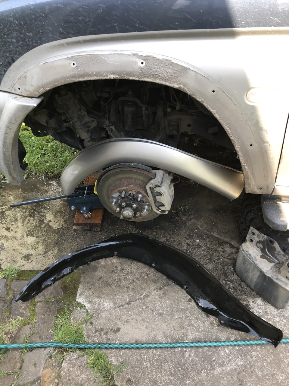 Антикорозийка и Питерские подкрылки. — Mitsubishi L200 (3G), 2,5 л ...