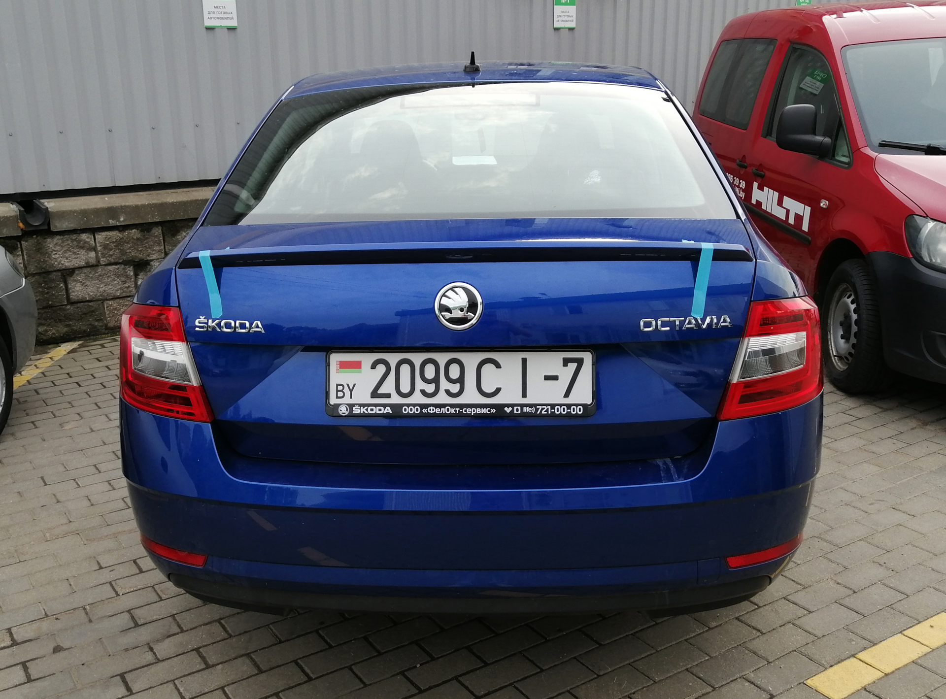 Оригинальный лип спойлер SPORT. — Skoda Octavia A7 Mk3, 1,4 л, 2018 ...