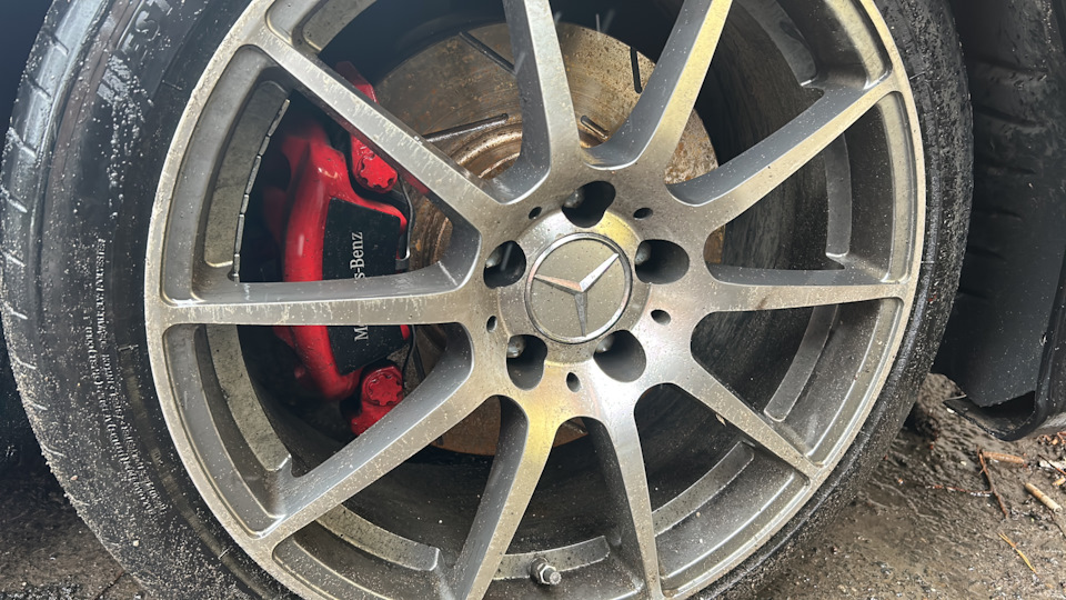 Ну конечно не забыл я про тормоза)) — Mercedes-Benz C-Class (W204), 1,6 ...
