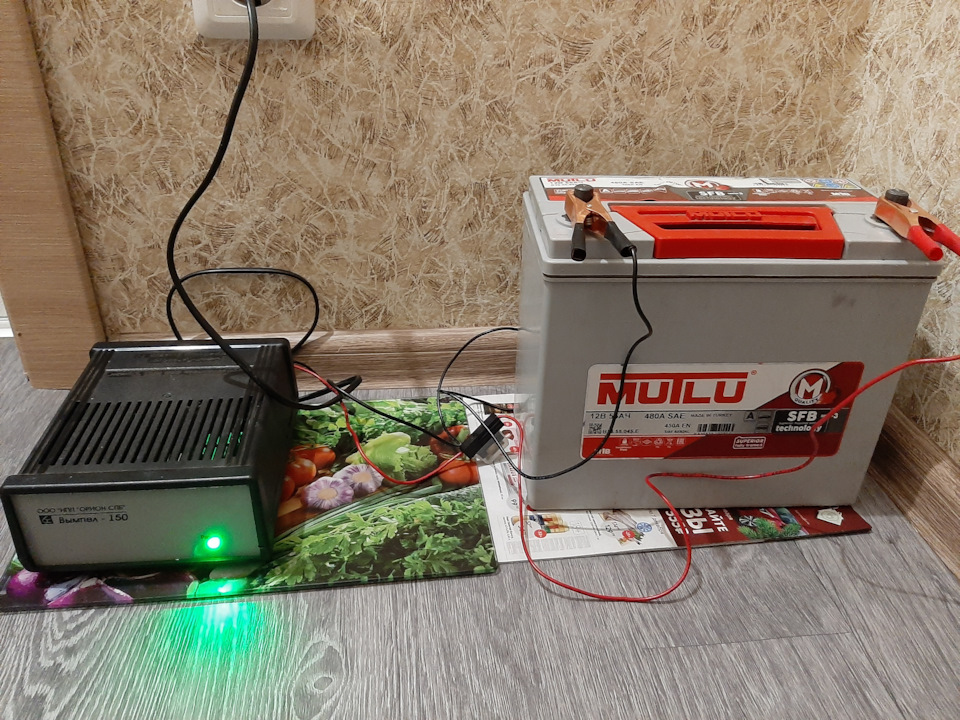 Реанимация аккумулятора mutlu — Toyota E 140, 1,5 л, 2007 года ...