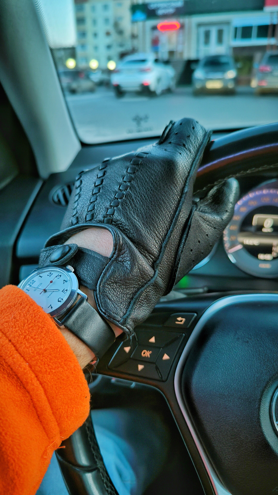 Подогрев руля — Mercedes-Benz GLK-Class (X204), 3,5 л, 2013 года ...