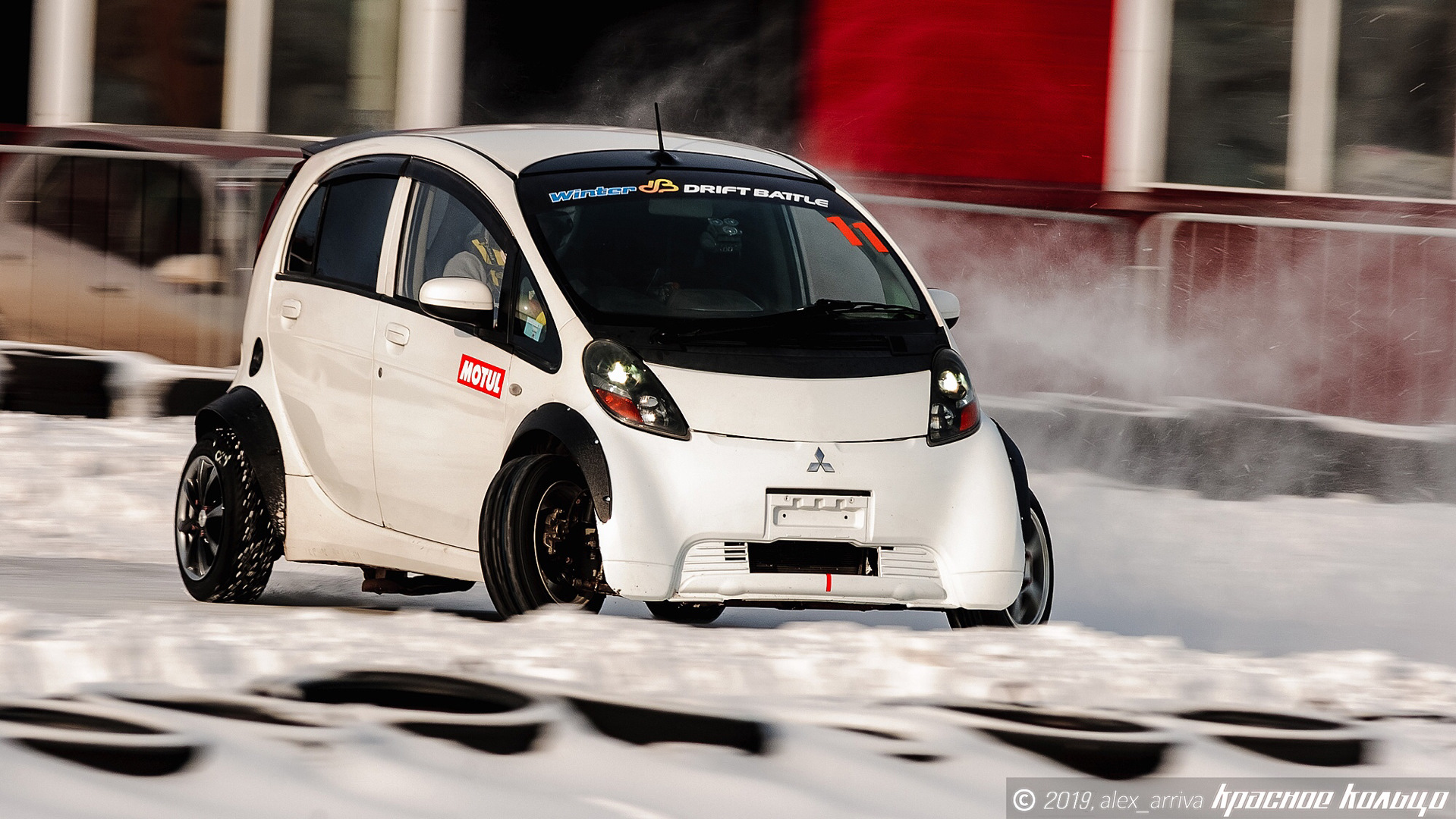 Mitsubishi i MIEV дрифт