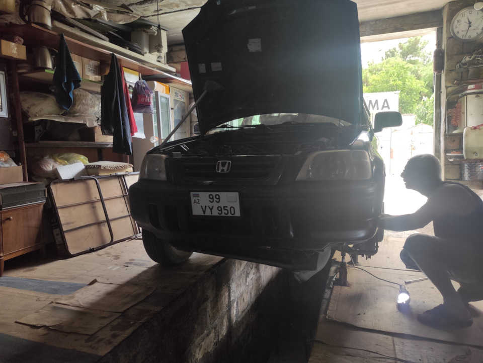 Слетел ремень ГРМ — Honda CR-V (RD1, RD2), 2 л, 2001 года | поломка ...