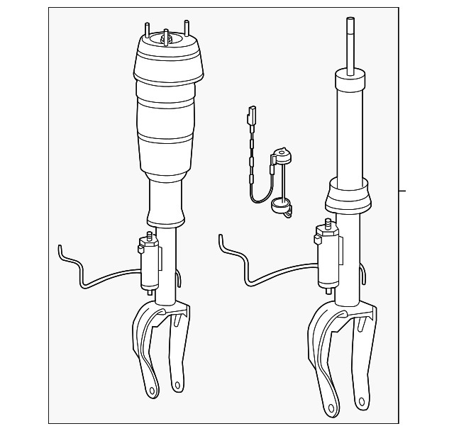 A1663205666 Стойка амортизационная. Mercedes | Запчасти на DRIVE2