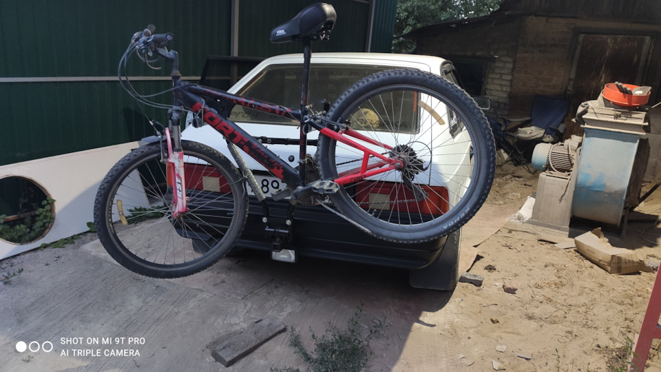 Велобагажник на фаркоп 2022) — Москвич 2141, 1,6 л, 1989 года | своими ...