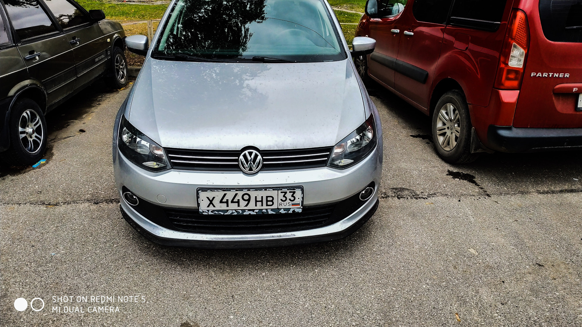 Установка ПТФ — Volkswagen Polo Sedan, 1,6 л, 2015 года | аксессуары ...