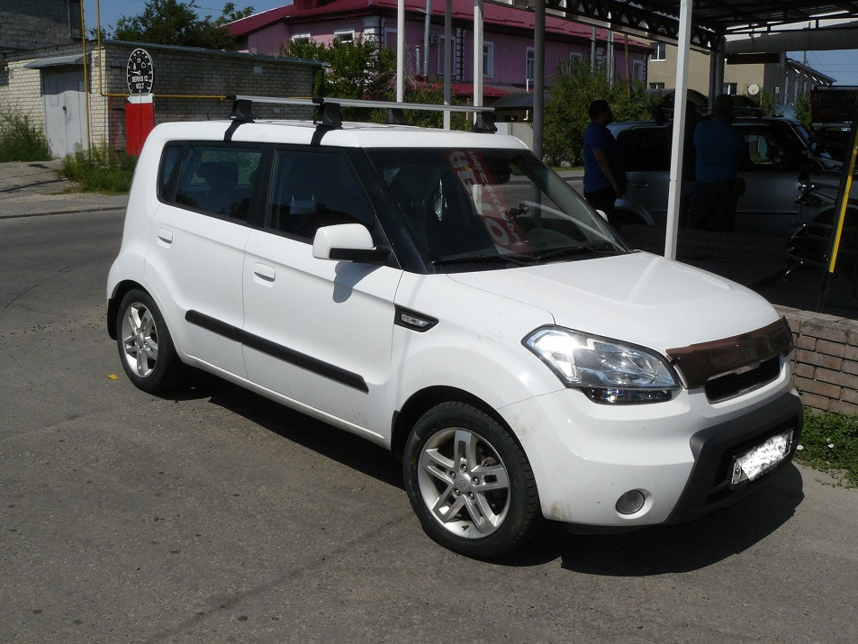Багажник KIA Soul аэроднамический — alkadem на DRIVE2