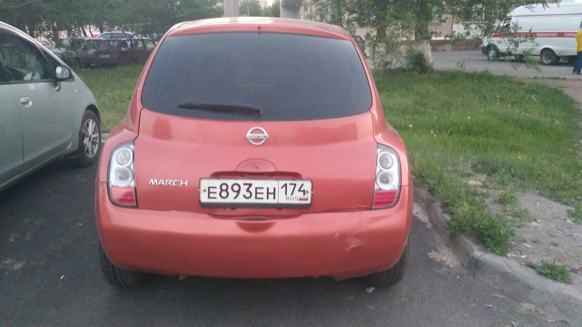 Nissan March k12 свап