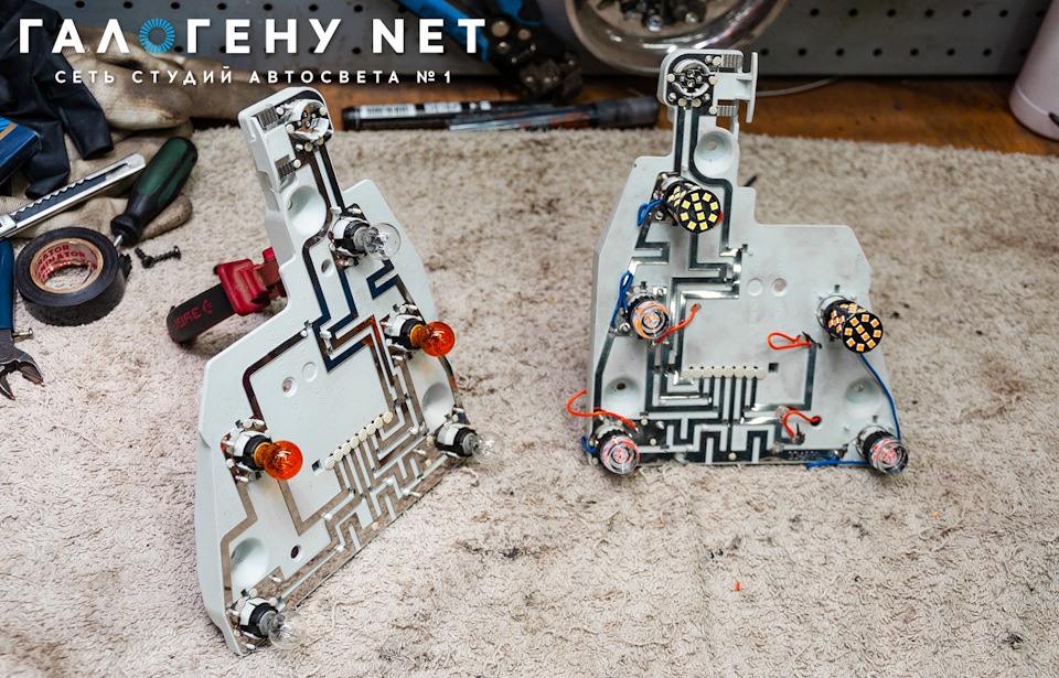 Mercedes-Benz W211 — замена линз на биксенон Hella 3R, шлифовка и ...