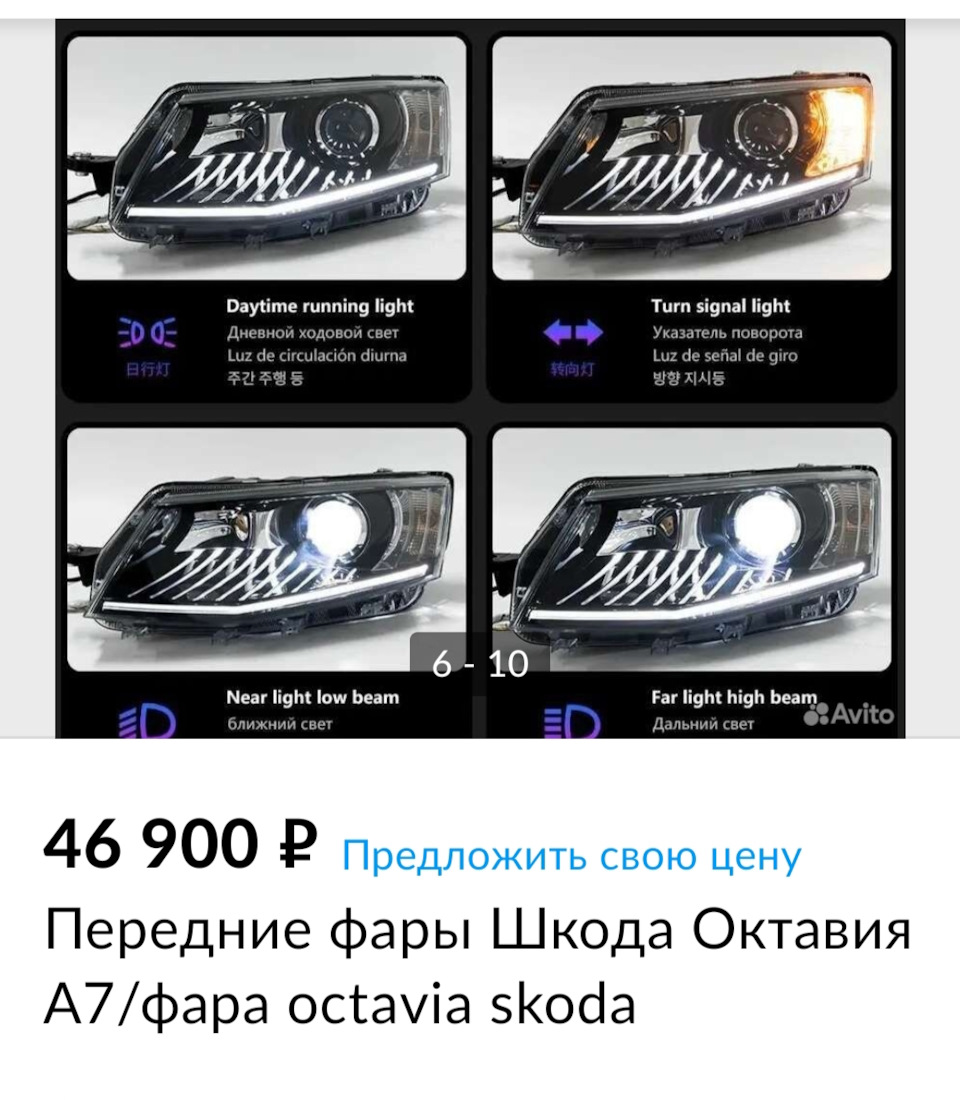 Китайская Эстетика или когда пуля уже в голове засвистела — Skoda Octavia  A7 Mk3, 1,4 л, 2015 года | стайлинг | DRIVE2