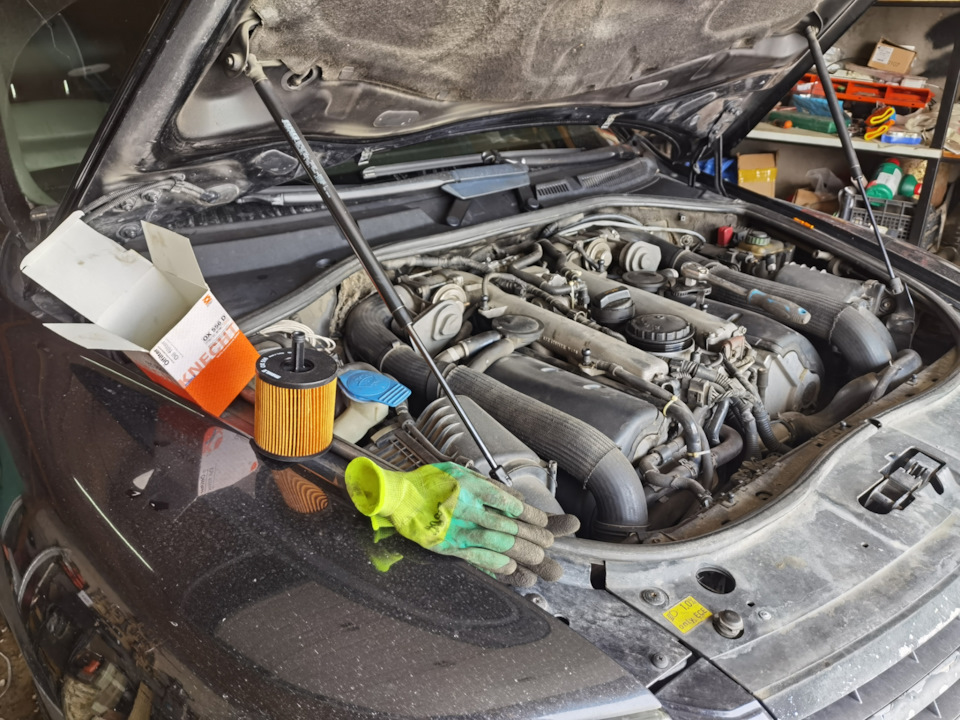 Маслице — Volkswagen Touareg (1G), 5 л, 2005 года | своими руками | DRIVE2