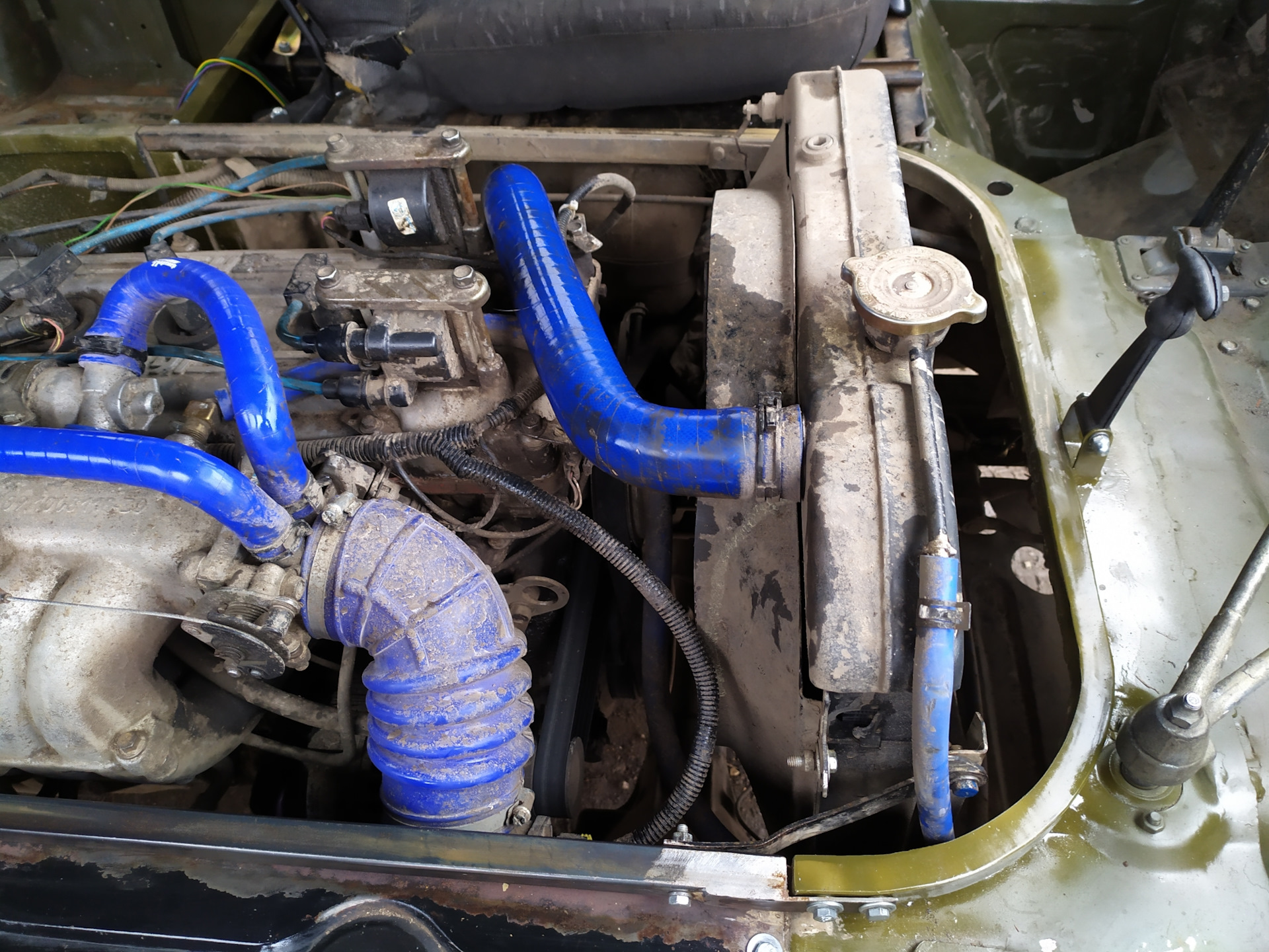 Переделка капота, салонной печки, внутренний шноркель. — УАЗ 390995, 2 ...