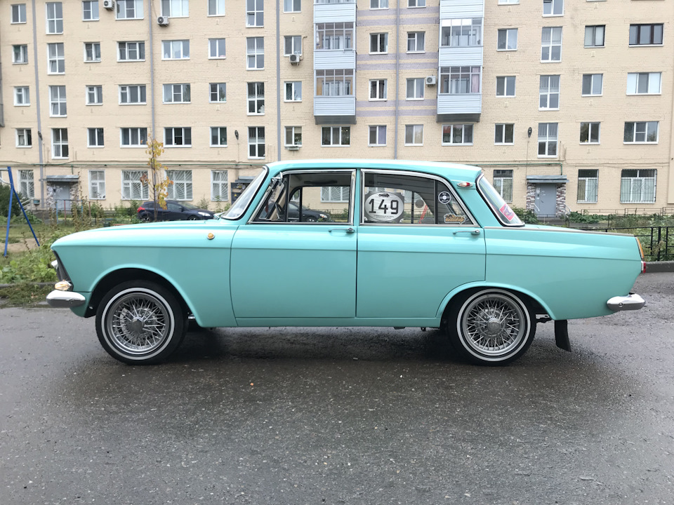 Долгожданная и полноценная примерка Cragar ss - Москвич 427, 1,6 л, 1975 года ко