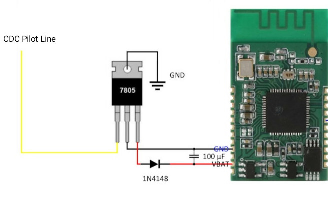 Схема блютуз модуля из китая