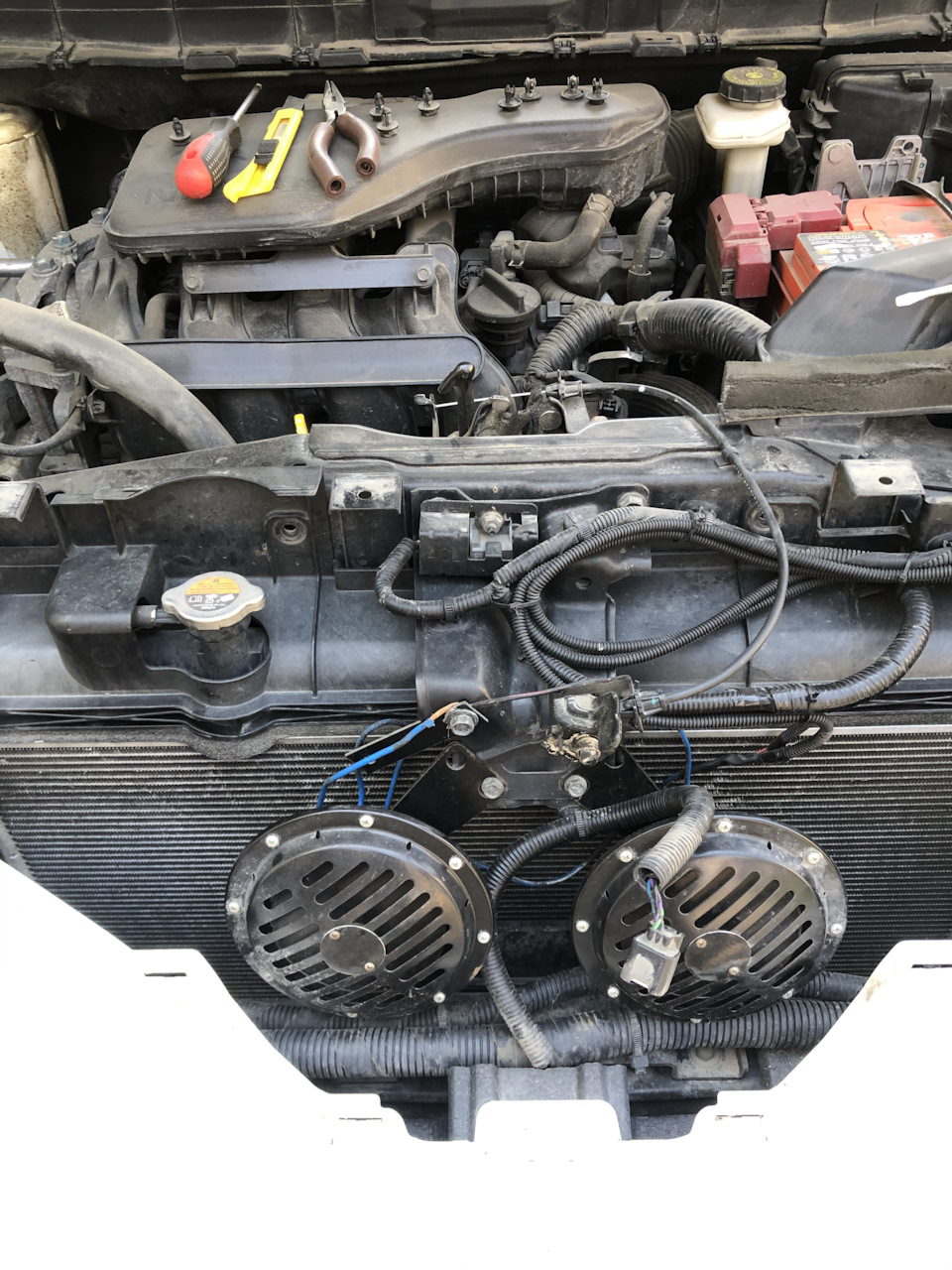 Мойка радиатора — Nissan X-Trail III (t32), 2 л, 2015 года | визит на ...