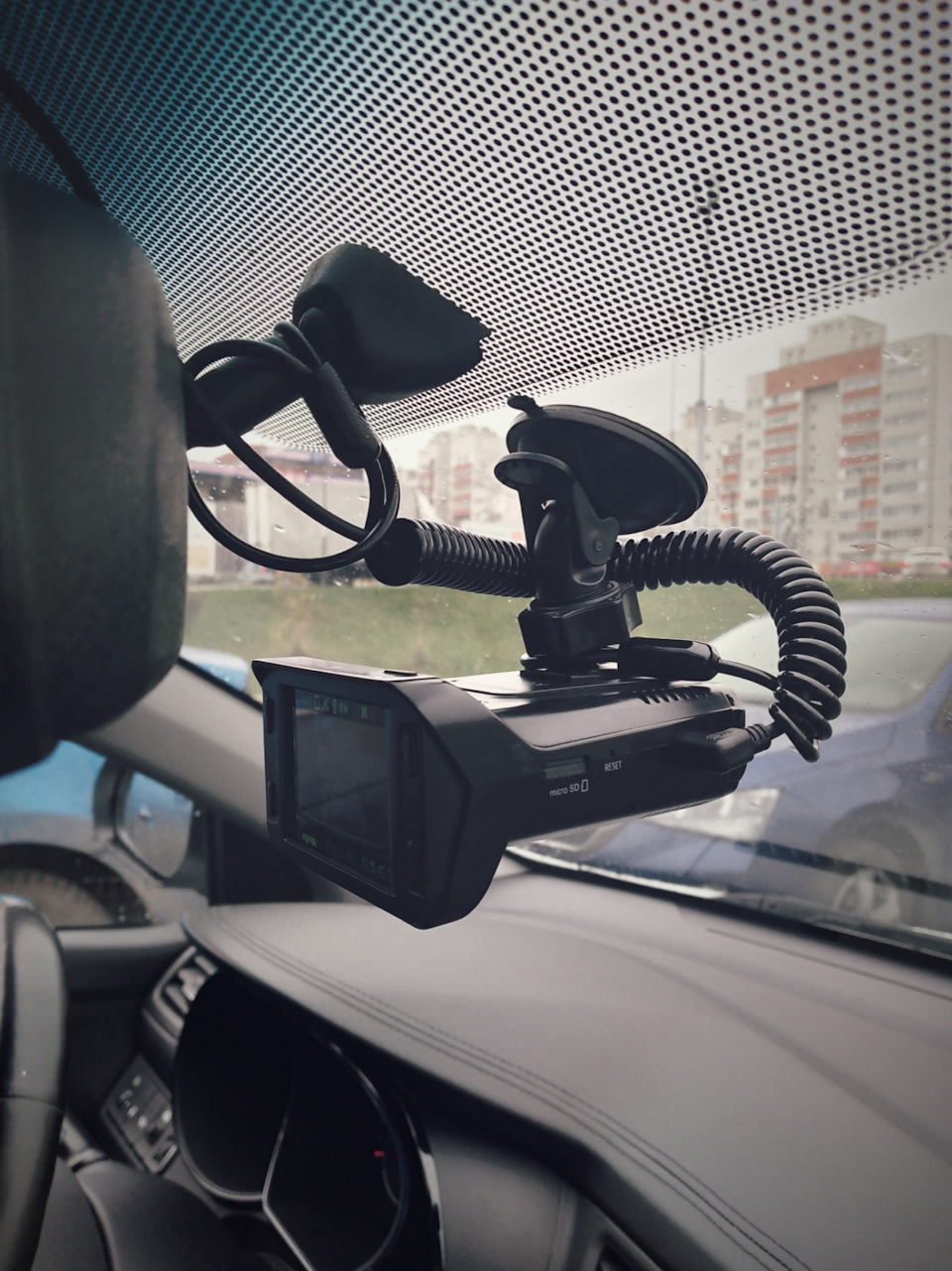 Тренчик для регистратора — KIA Rio (3G), 1,6 л, 2013 года | своими ...