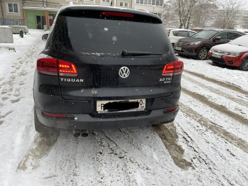 LED задние фонари с Ali — Volkswagen Tiguan (1G), 2 л, 2012 года ...