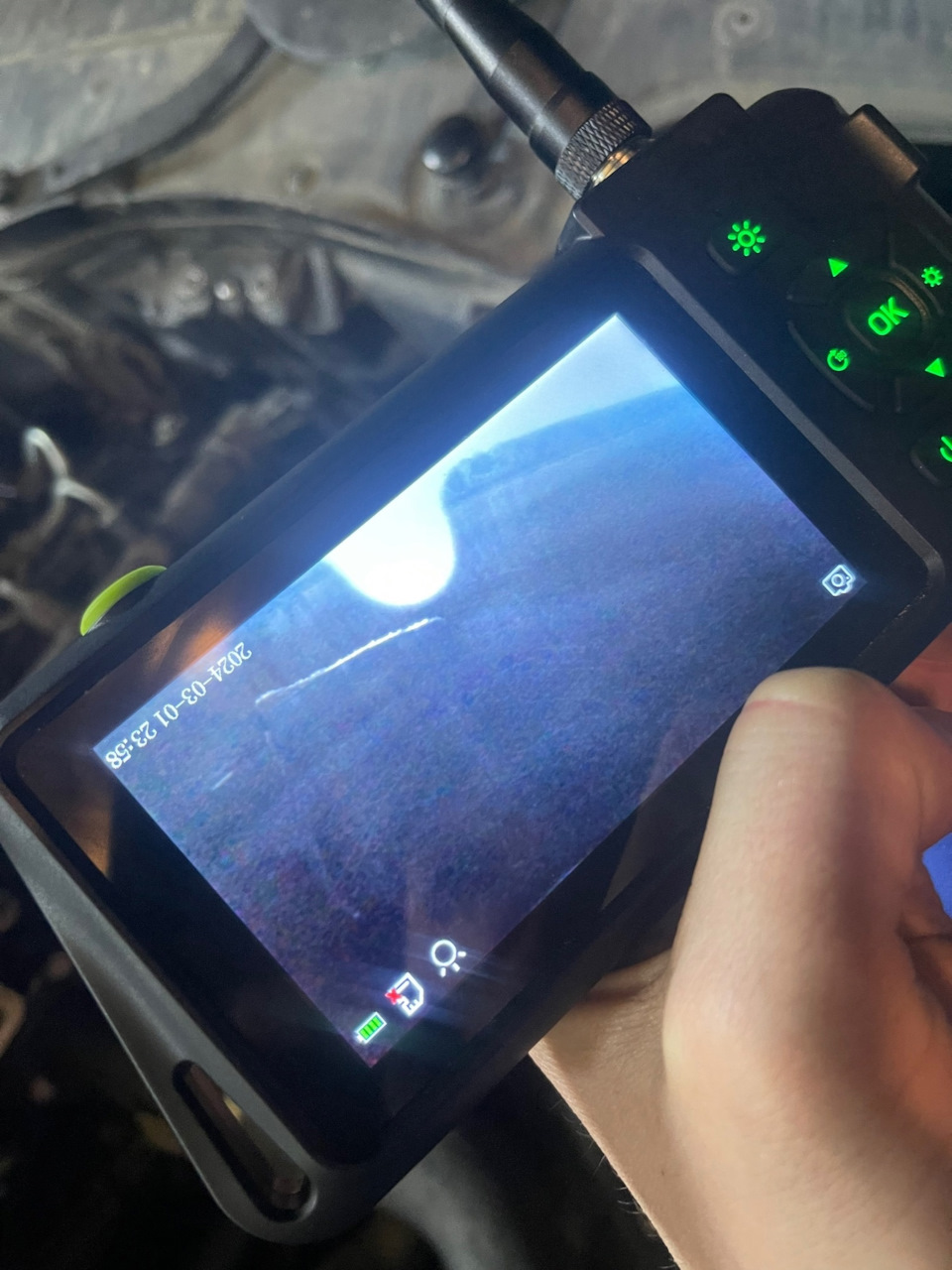 Трещина в гильзе m57 на пробеге ~460к км. — BMW 5 series (E60), 3 л ...