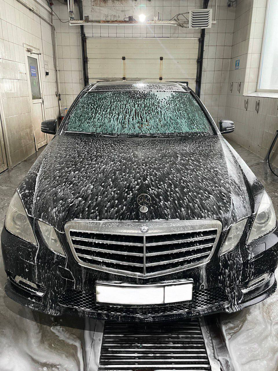 Зимняя мойка — Mercedes-Benz E-class (W212), 3 л, 2011 года | мойка | DRIVE2