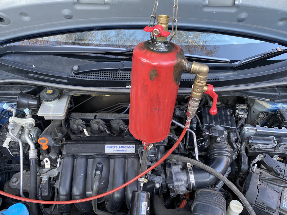 Аппарат для промывки форсунок! — Honda Fit (3G)