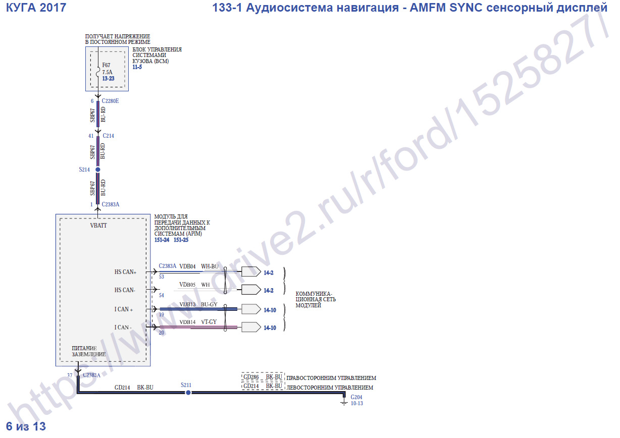 Схема куга 2. Распиновка sync 3 Ford Kuga. Схема магнитолы sync 3 Ford. Форд фокус 3 Кан шина схема. Схема can шины Форд фокус 3.