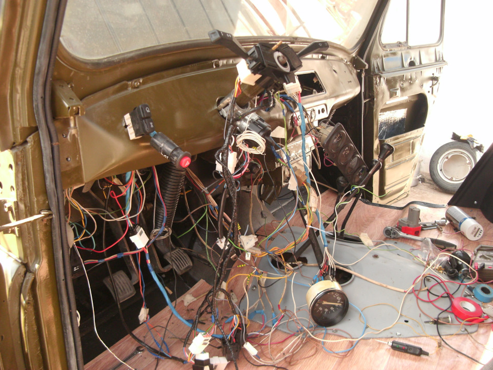 Замена и переделка проводки — УАЗ 31512, 1992 года | фотография | DRIVE2