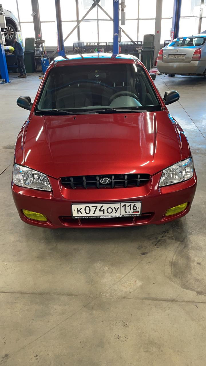 Машина продана. — Hyundai Accent (2G), 1,5 л, 2004 года | продажа машины |  DRIVE2