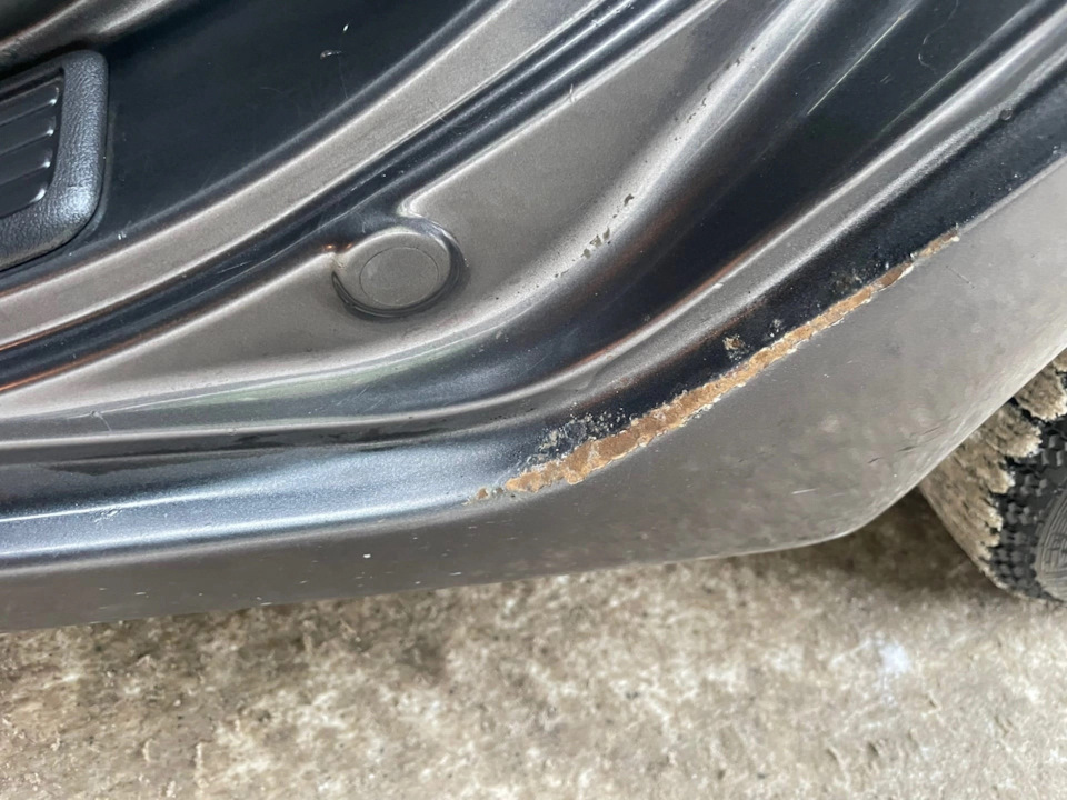 Как зачистить пороги от ржавчины? — Honda Accord (8G), 2,4 л, 2008 года ...