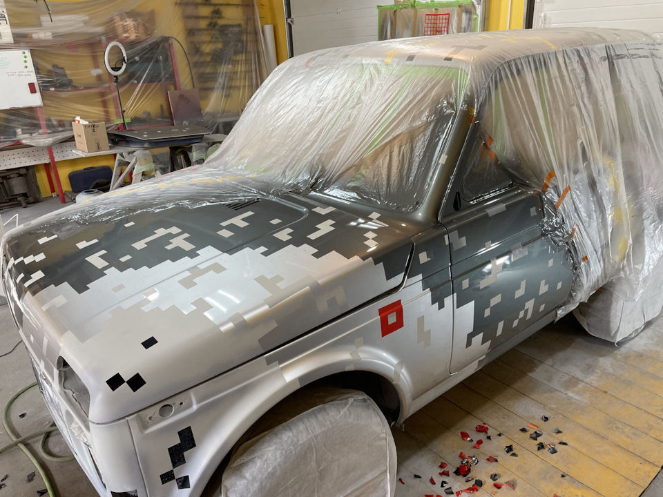 Покраска нивы — Lada 4x4 3D, 1,7 л., 2015 года | кузовной ремонт | DRIVE2