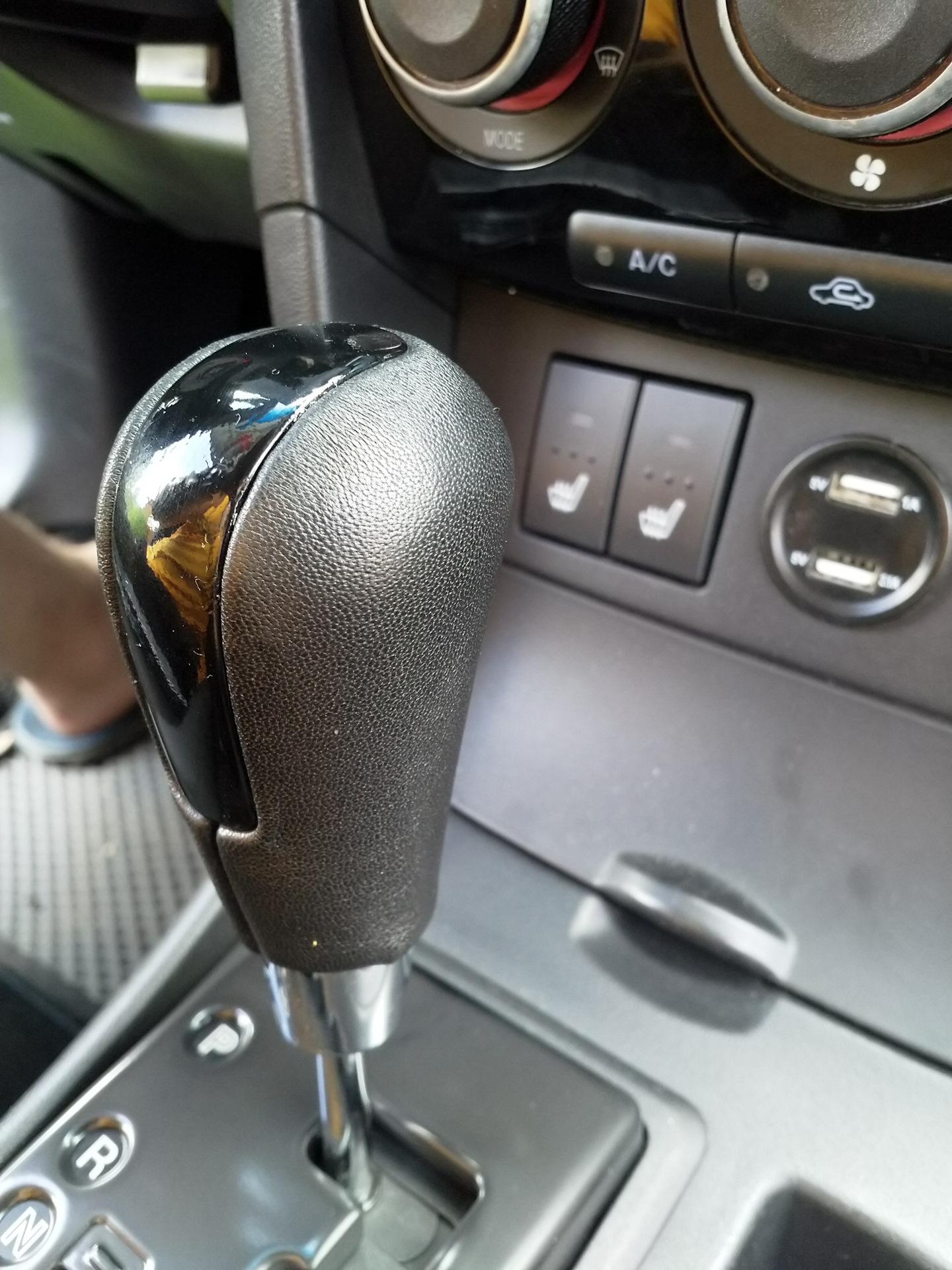 Замена ручки селектора АКПП - Mazda 3 (2G) BL, 1,6 л, 2011 года аксессуары DRIVE